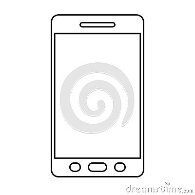 Isolated smartphone device design Vector Illustration