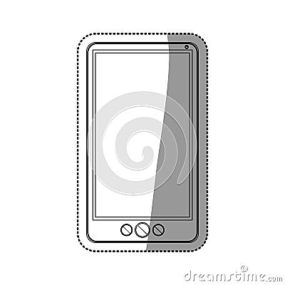 Isolated smartphone device design Vector Illustration