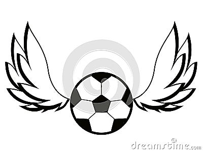 Isolated soccer ball Vector Illustration