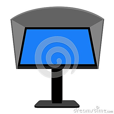 Isolated soccer var icon Vector Illustration