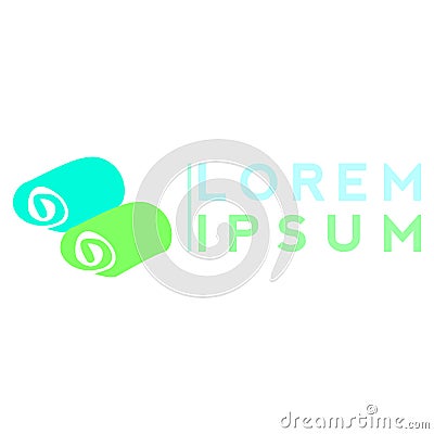 Isolated spa logo Vector Illustration