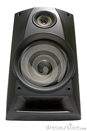 Isolated speaker Stock Photo