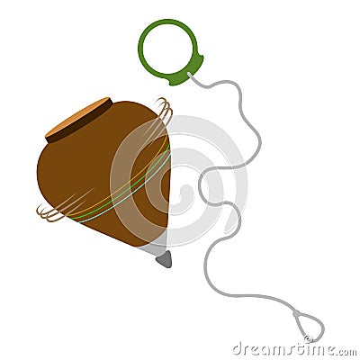 Isolated spin toy icon Vector Illustration