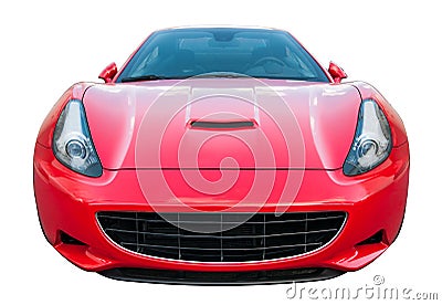 Red Sports Car Editorial Stock Photo