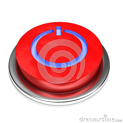 Isolated start button Stock Photo