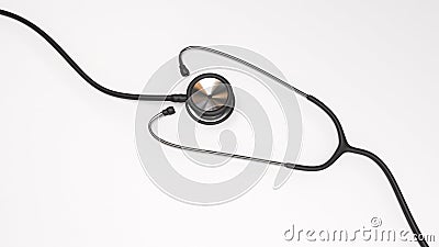 Isolated Stethoscope Stock Photo