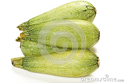 Isolated Summer Squash Stock Photo