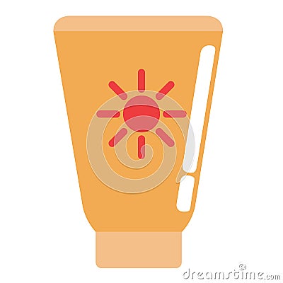 Isolated sunscreen icon Vector Illustration