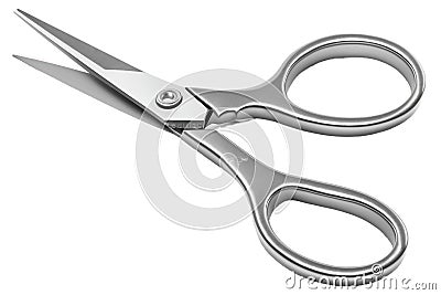 Isolated Tailor Scissors on Transparent Background, Generative Ai Stock Photo