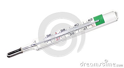Isolated thermometer Stock Photo