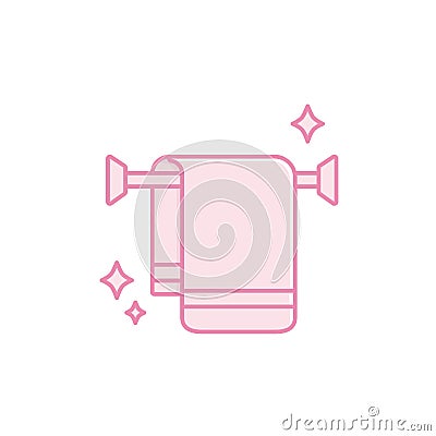 Isolated towel icon fill design Vector Illustration