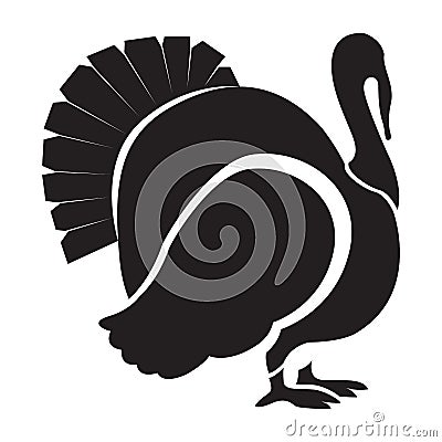 Isolated turkey icon Vector Illustration