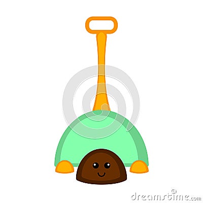 Isolated turtle toy icon Vector Illustration