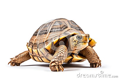 Isolated Turtle on Transparent Background. AI Stock Photo