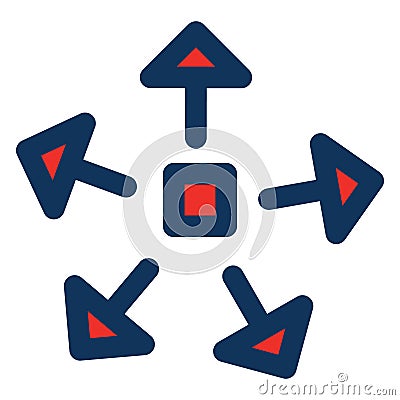Isolated Vector Icon which can be easily modified or edited Stock Photo