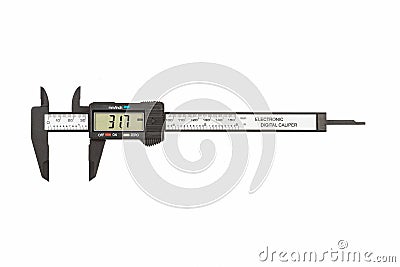 Electronic digital caliper Stock Photo