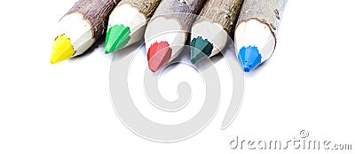 Colourful Pencils Symbolic Colours Parties Stock Photo