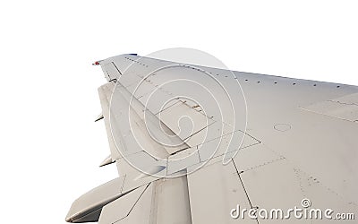 Isolated wing plane Stock Photo
