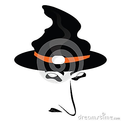 Isolated witch icon Vector Illustration