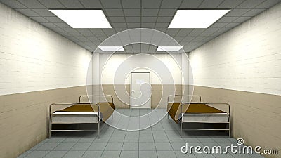 Isolation room Stock Photo