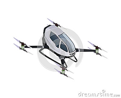 Isometric Drone Illustration Vector Illustration