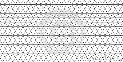 Isometric grid seamless pattern. Vector template for design. Vector Illustration