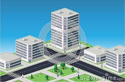 Isometric image Vector Illustration