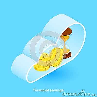 Financial savings 4 Vector Illustration