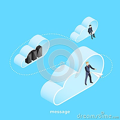 Message 18 Vector Illustration