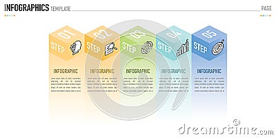 Isometric infographic for business presentation Vector Illustration