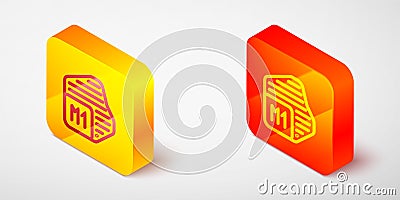 Isometric line Processor icon isolated on grey background. CPU, central processing unit, microchip, microcircuit Vector Illustration