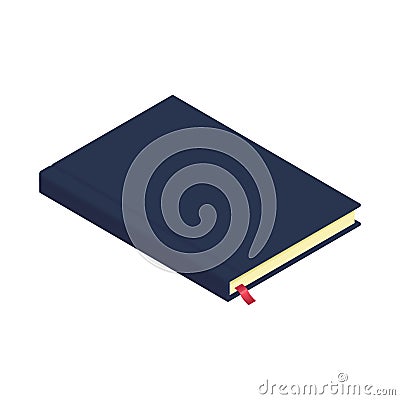 Isometric Notebook Illustration Vector Illustration