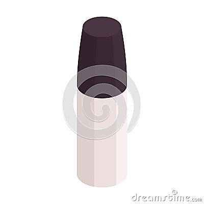 Eye Lens Lube Composition Vector Illustration