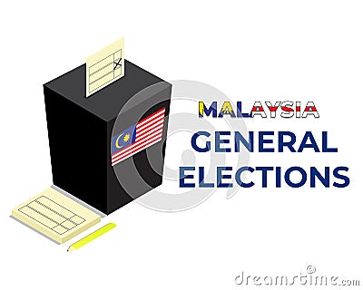 Malaysia General Election Vector Illustration