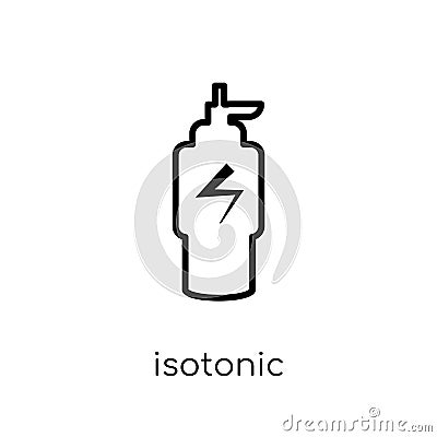 Isotonic icon. Trendy modern flat linear vector Isotonic icon on Vector Illustration
