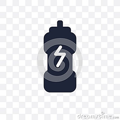 Isotonic transparent icon. Isotonic symbol design from Gym and f Vector Illustration