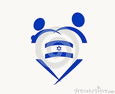 Israel Emblem Flag Abstract Symbol Vector Vector Illustration