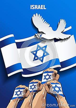 Israel Poster Vector Illustration