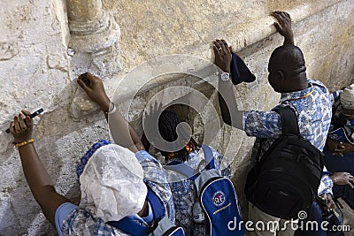 Israel - Jerusalem - the chapel of the cenacle Editorial Stock Photo