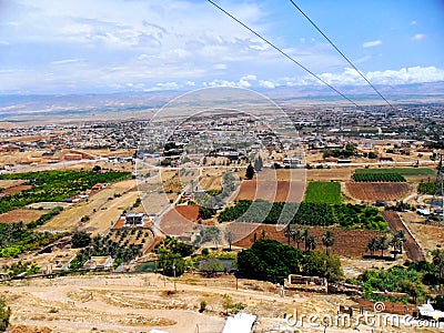 Israel, Middle East, Jericho, Mount of Temptation Stock Photo