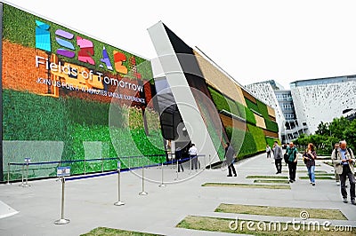 Israel pavilion at Expo Milano 2015 Editorial Stock Photo