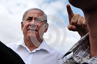 Israel Prime Minister - Benjamin Netanyahu Editorial Stock Photo