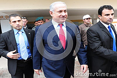 Israel Prime Minister - Benjamin Netanyahu Editorial Stock Photo
