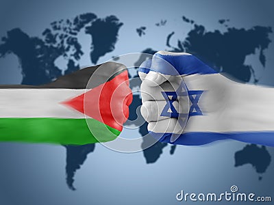 Israel x palestine Stock Photo