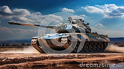 Israeli army armored personnel carrier on the way to the Gaza Strip during fighting between Israel and Hamas. Stock Photo