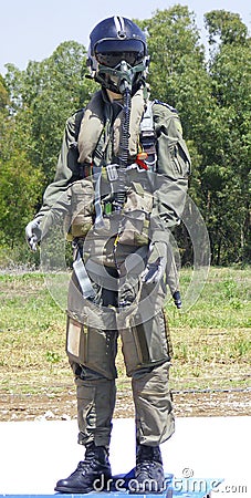 Israeli combat suit Stock Photo