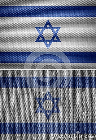 Israeli flag Stock Photo