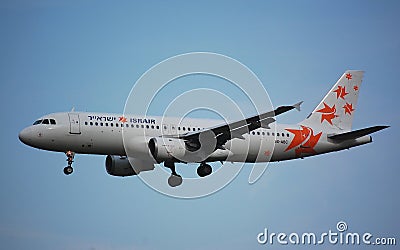 Israir Airbus 320 Editorial Stock Photo