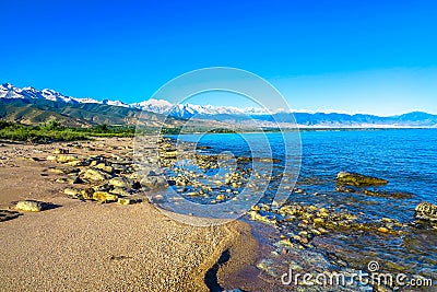 Issyk Kul Lake 03 Stock Photo