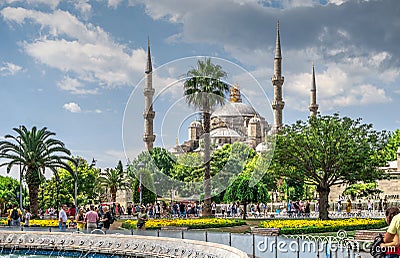 Hagia Sophia museum in Istanbul, Turkey Editorial Stock Photo